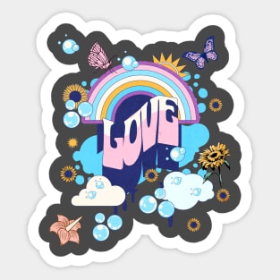 Dedicated design for Love declaration Sticker